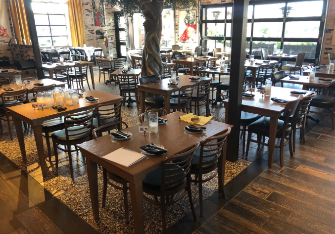 Custom designed tables and chairs